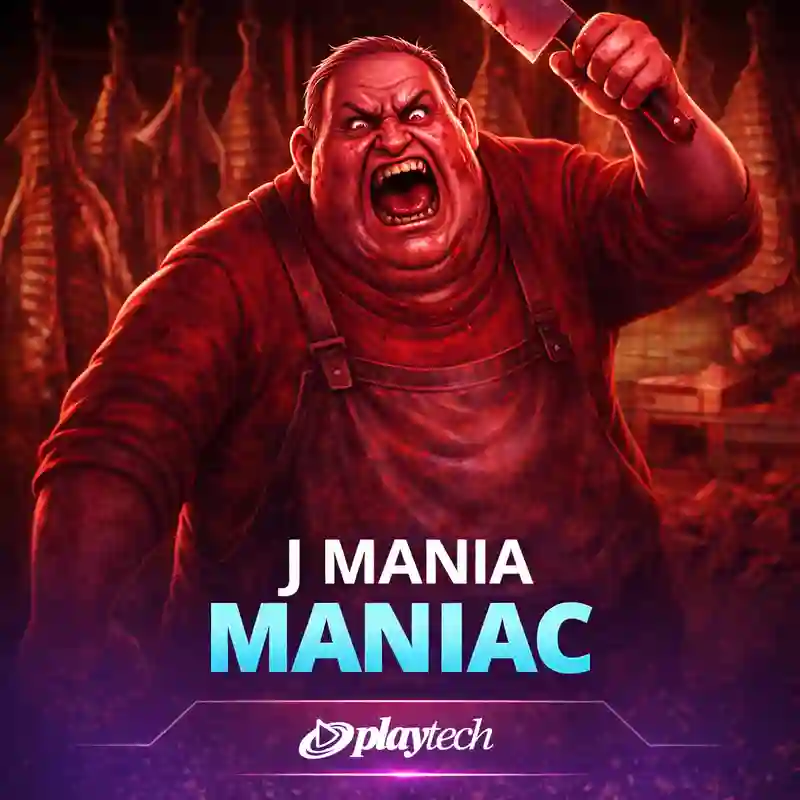 J Mania Maniac Slot Game Banner